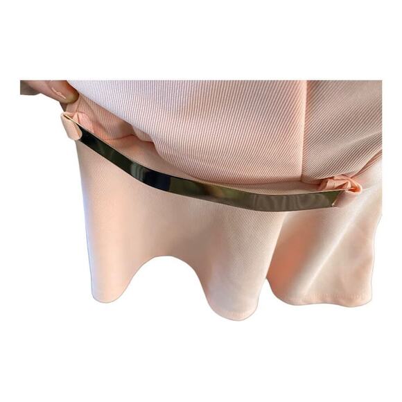 Charlotte Russe Sleeveless Strapless Top Cocktail Zip Closure Size Small Pink - Picture 4 of 7